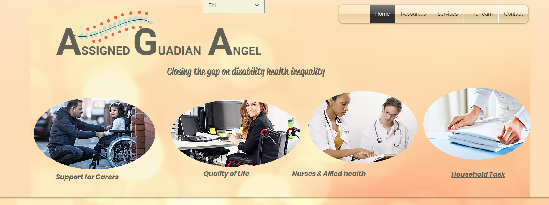 Assigned Guardian Angel logo