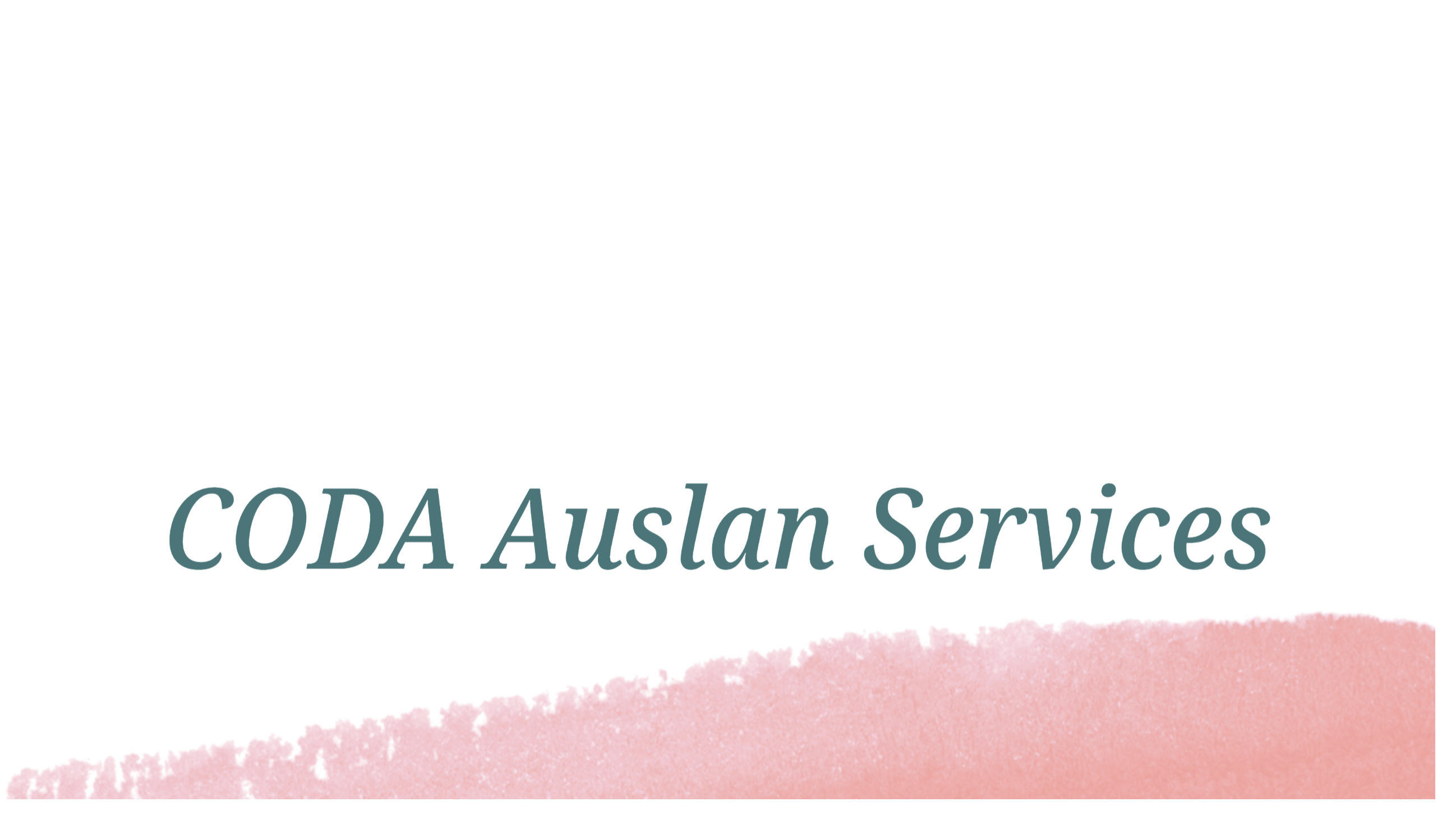 CODA Auslan Services