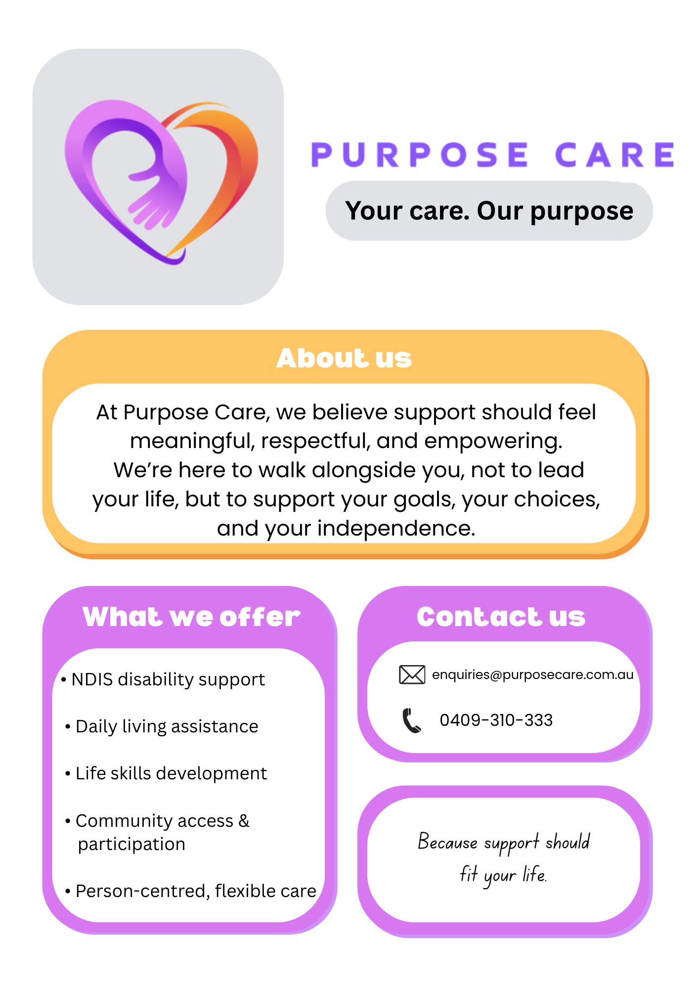 Purpose Care Pty Ltd — photo 1