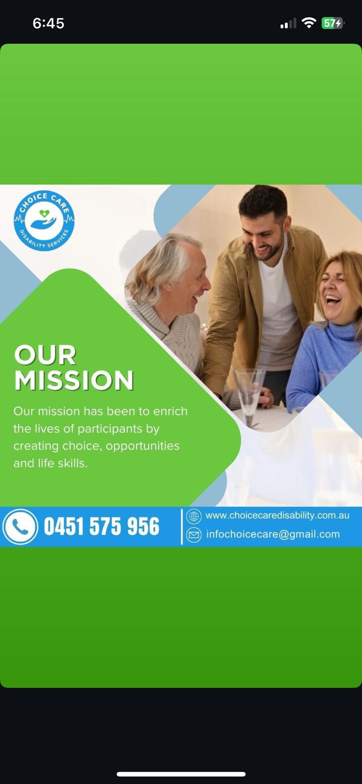 CHOICE CARE DISABILITY SERVICE PTY LTD — photo 5