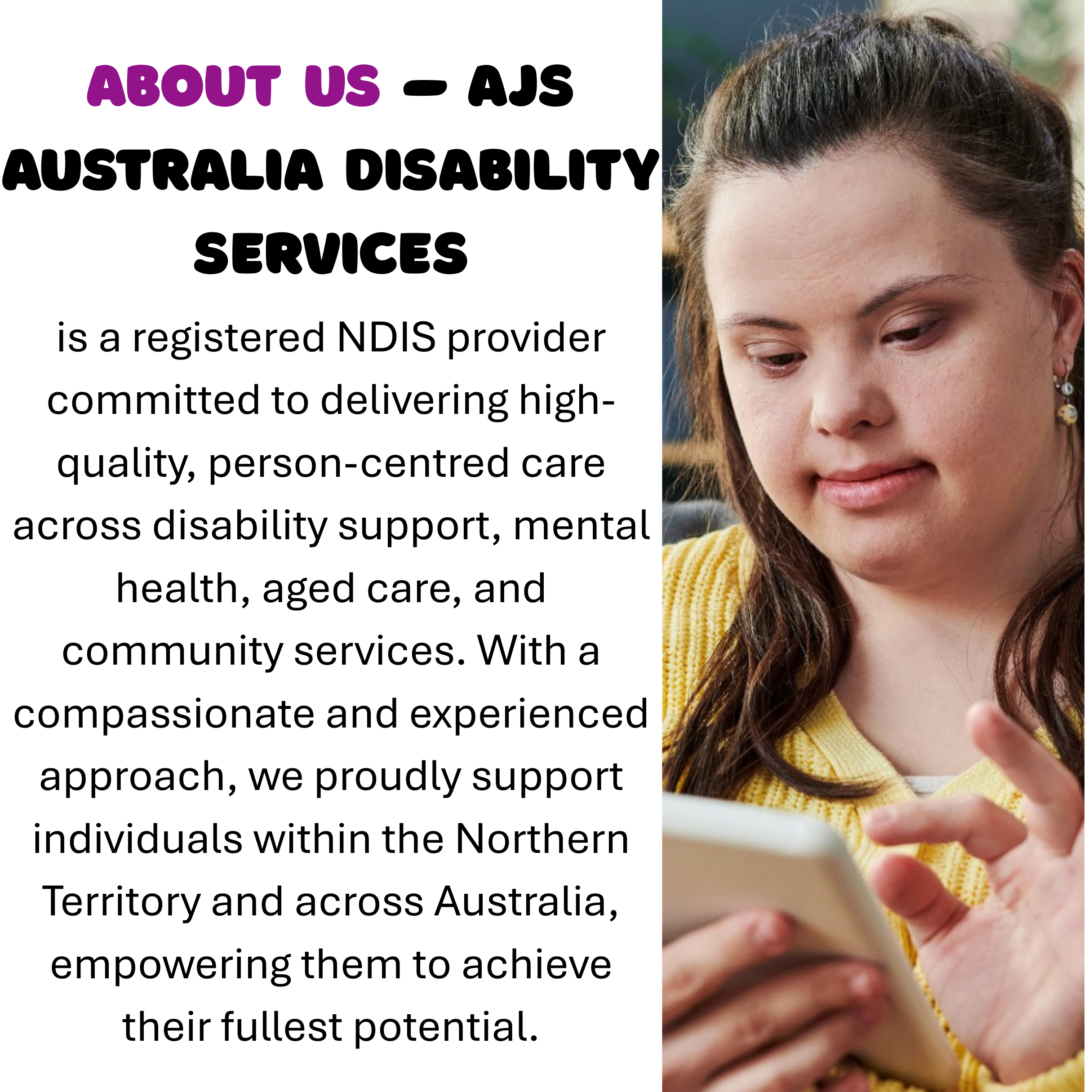 AJS AUSTRALIA DISABILITY SERVICES — photo 3