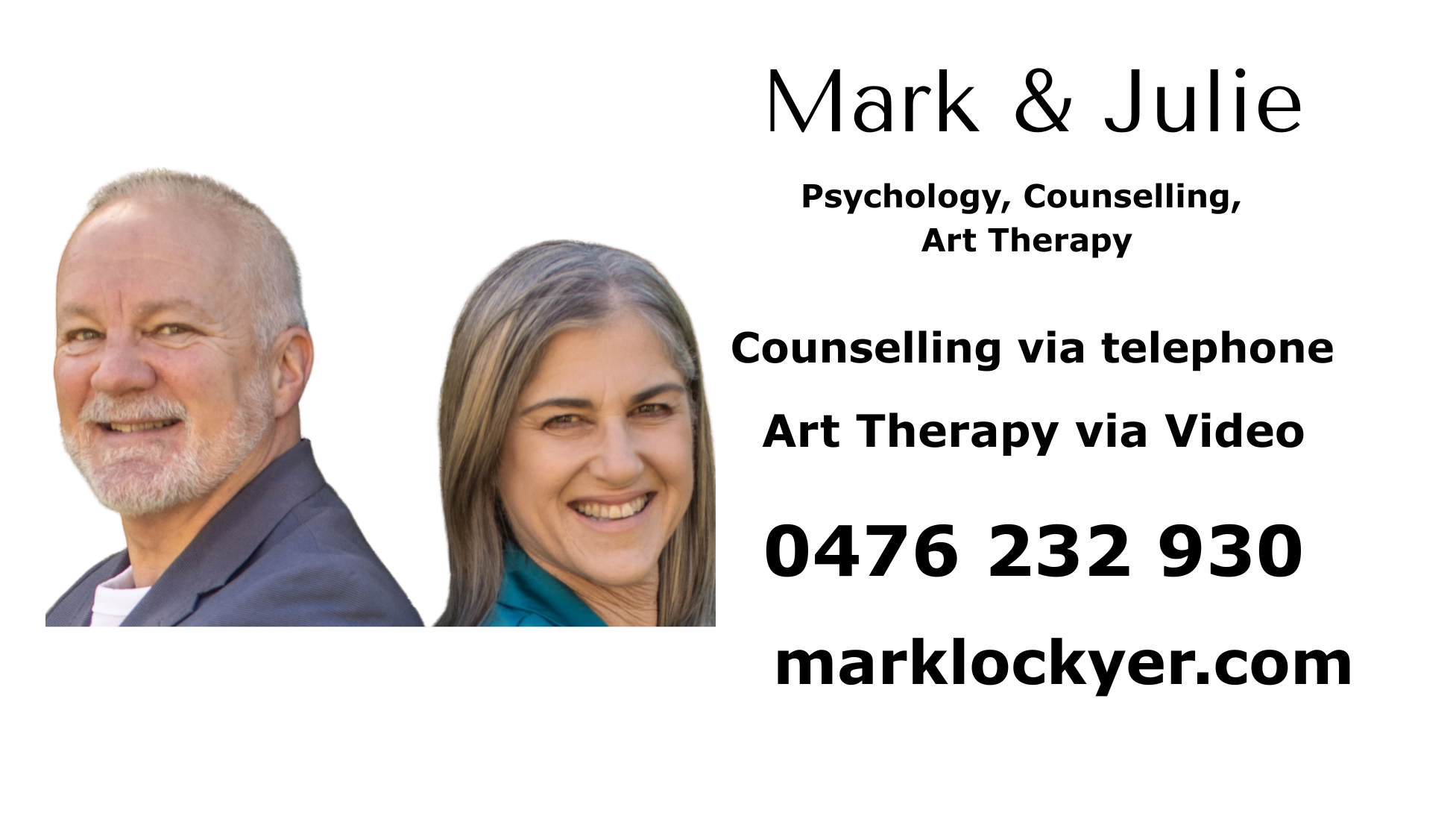 Mark & Julie: Psychology, Counselling, Art Therapy