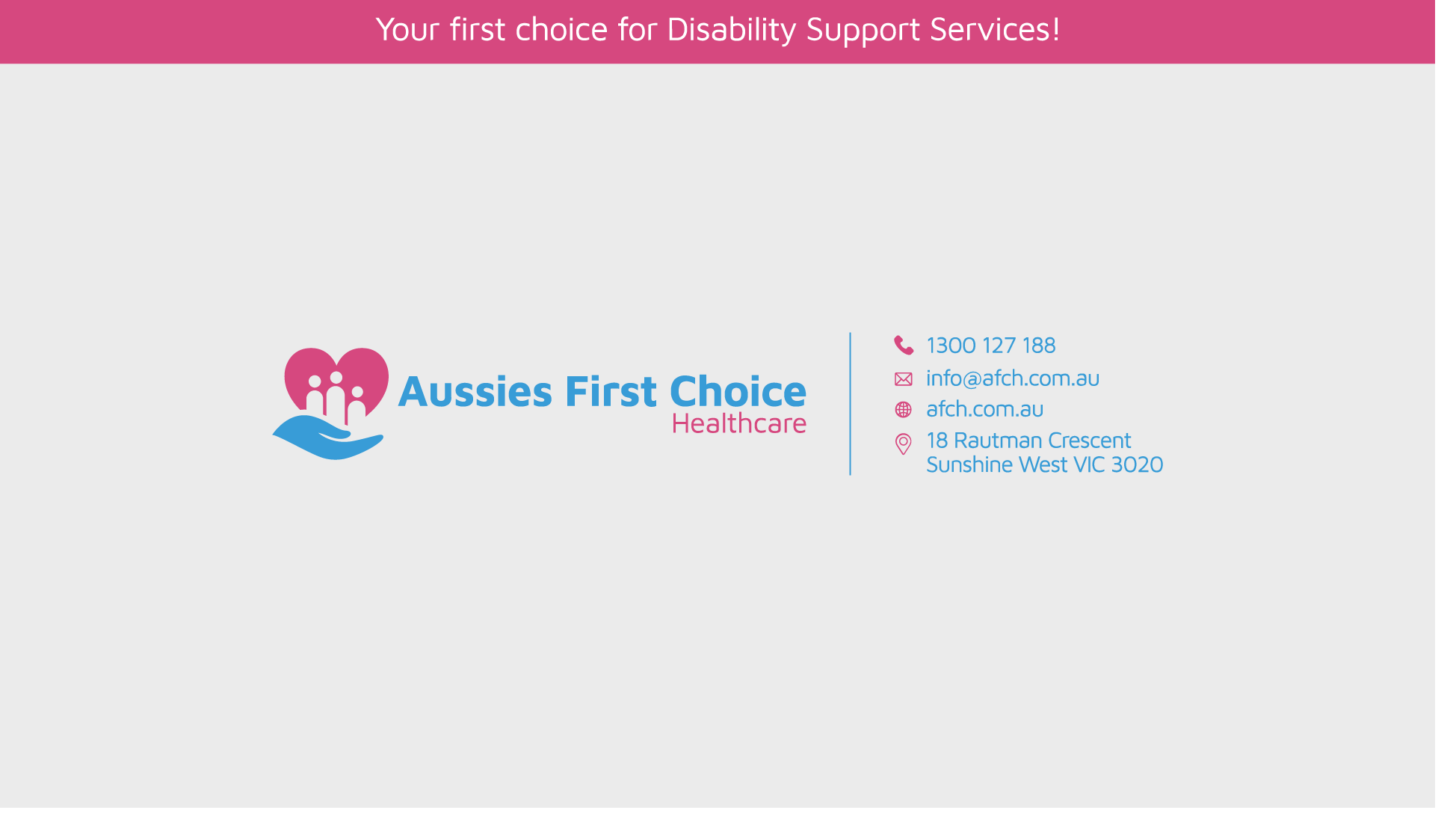Aussie First choice Healthcare logo