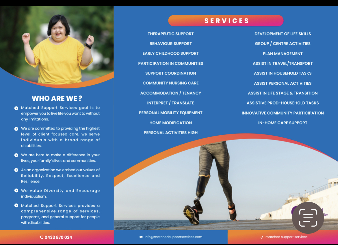 Matched support services — photo 1